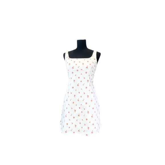 H&M Divided Floral Coquette Mini Dress - Size Medium - Picture 1 of 7